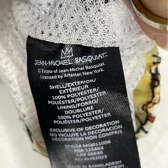 Jean-Michel Basquiat Men's ‘Members Only Windbreaker Jacket Sz XL Multicolor - Picture 5 of 8